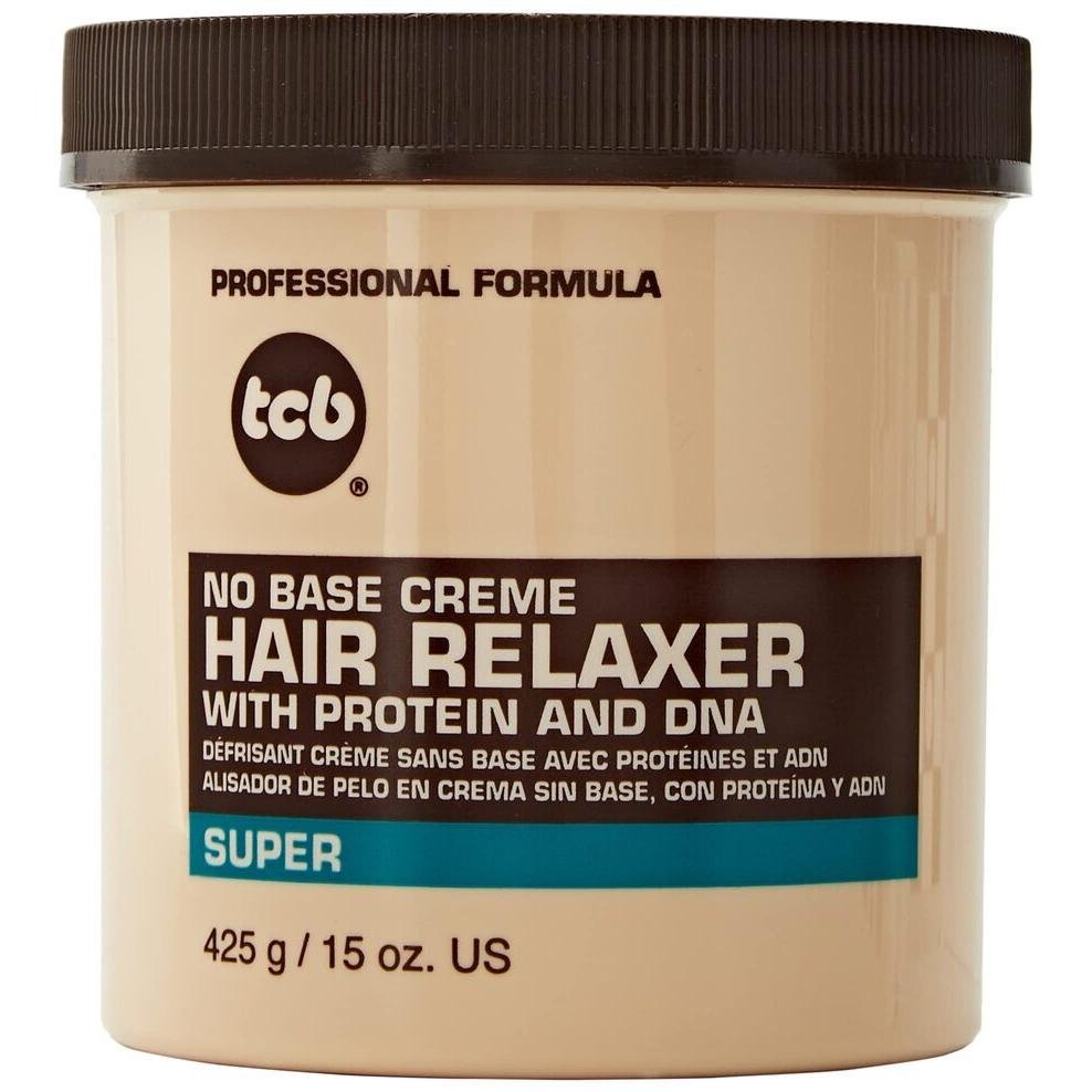 TCB No Base Creme Hair Relaxer Super 15 oz